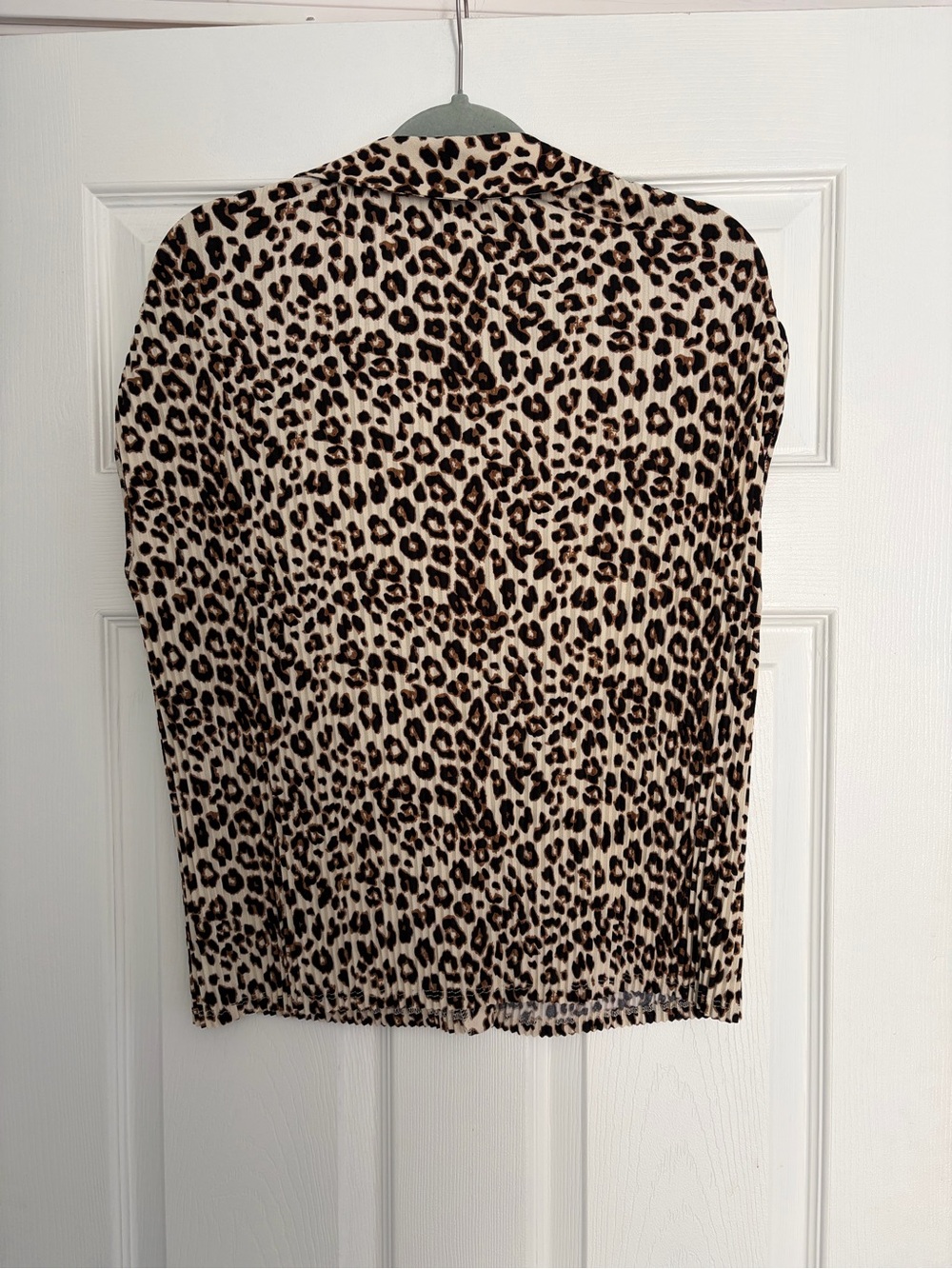 NWT Adrianna Papell Leopard Print Blouse Size S - Picture 4 of 4
